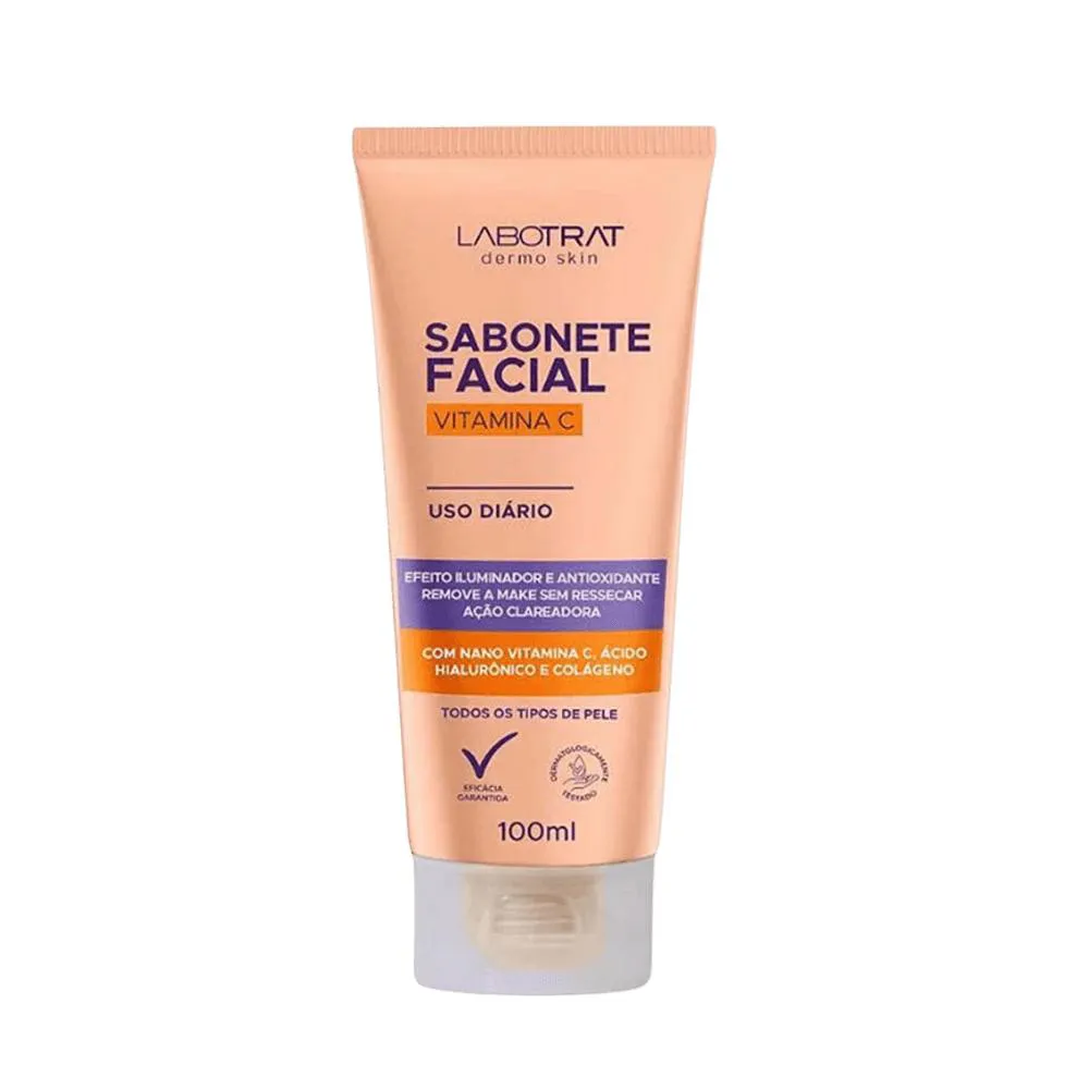 SABONETE FACIAL LíQUIDO LABOTRAT VITAMINCA C 100ML