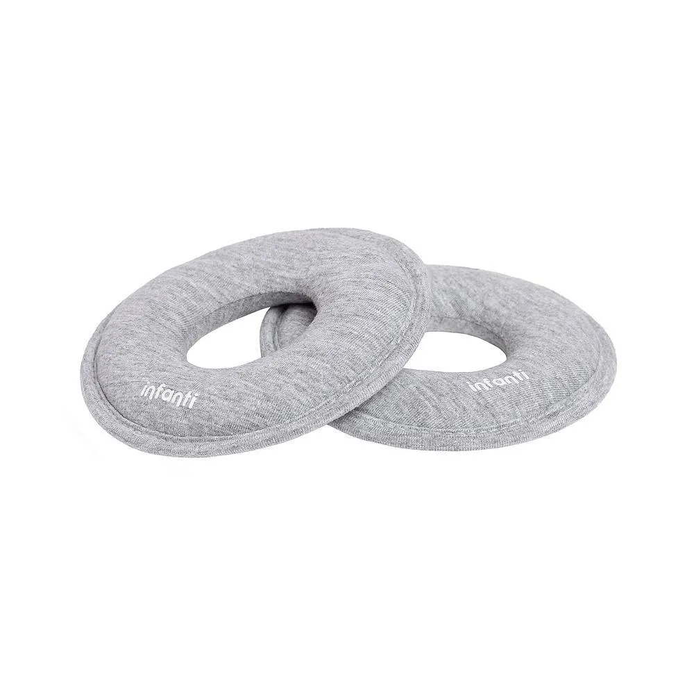 ROSQUINHA PARA SEIOS SERENA CINZA MESCLA CLARO - INFANTI