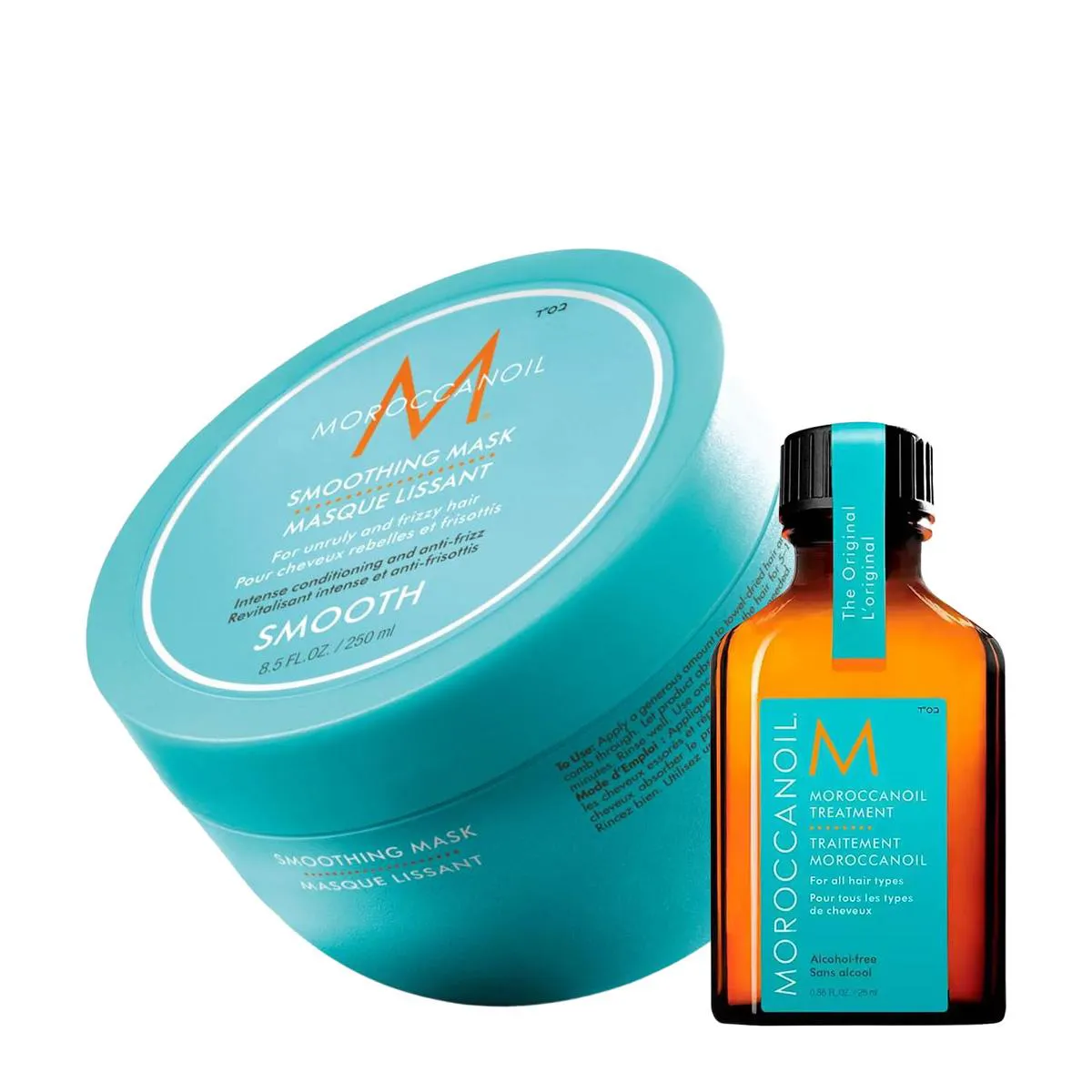KIT MOROCCANOIL SMOOTHING TREATMENT MáSCARA OIL (2 PRODUTOS)