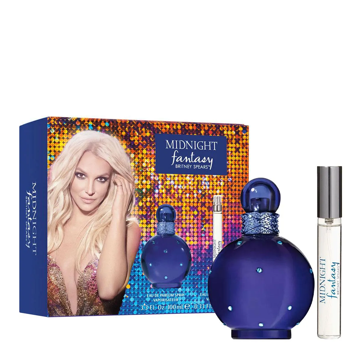 BRITNEY SPEARS KIT MIDNIGHT FANTASY EAU DE PARFUM (2 PRODUTOS)