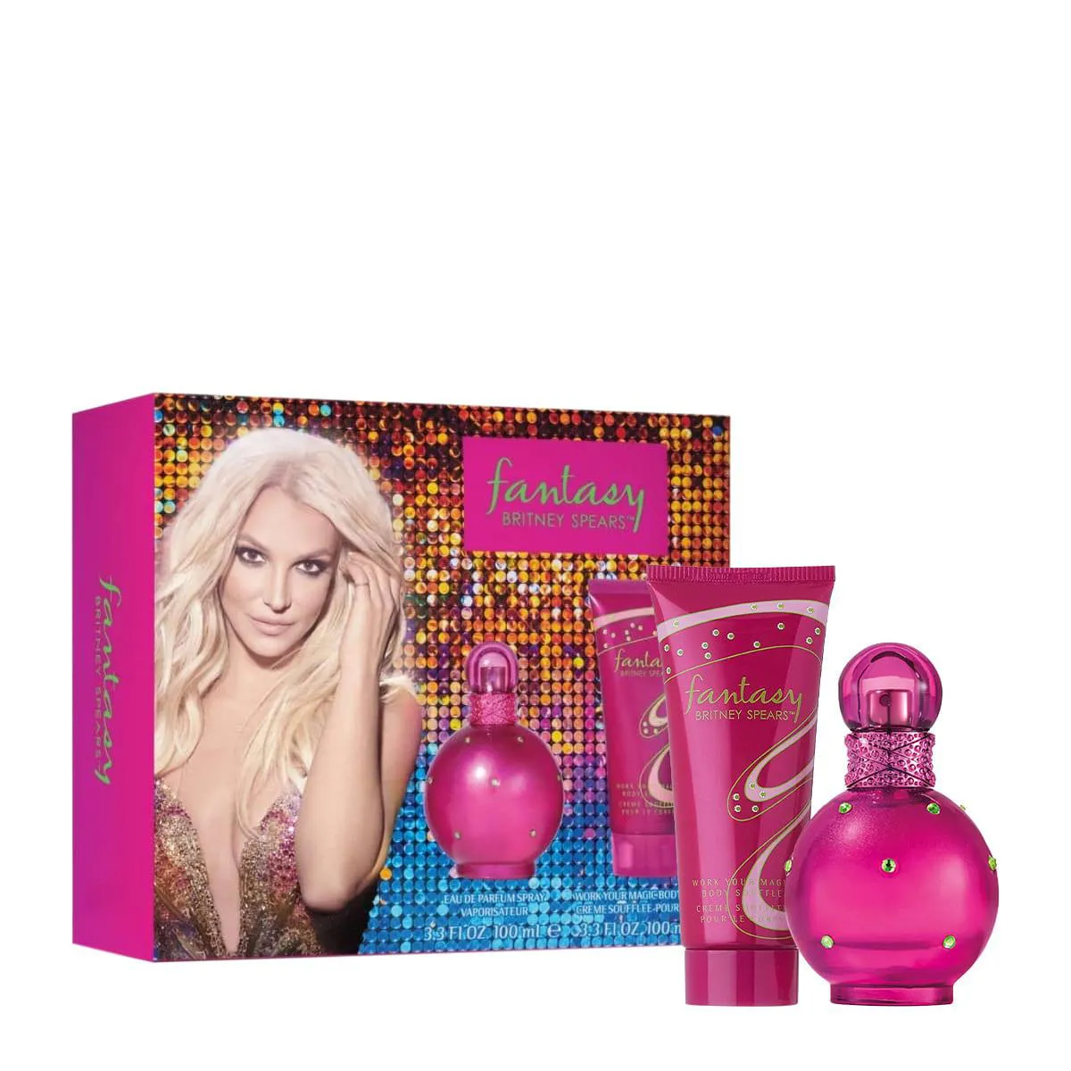 BRITNEY SPEARS KIT FANTASY EAU DE PARFUM BODY SOUFFLE (2 PRODUTOS)