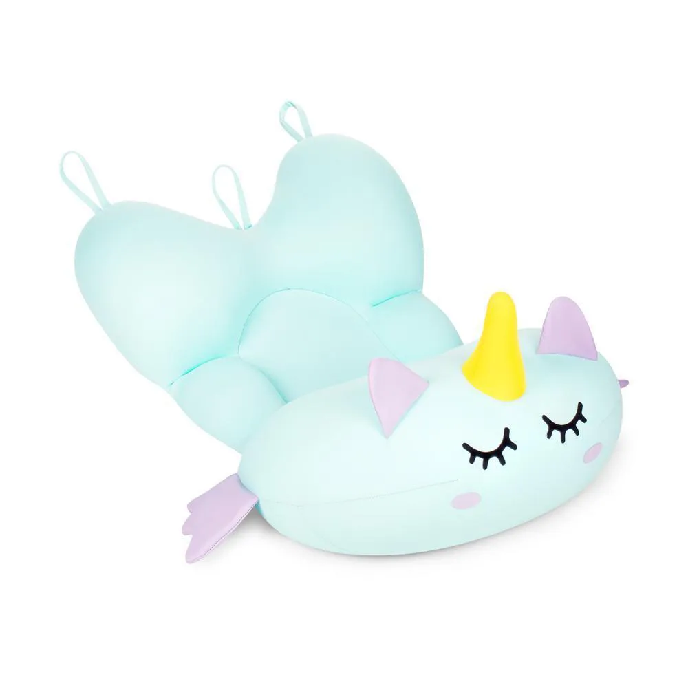 ALMOFADA DE BANHO UNICóRNIO AZUL - BABY PIL