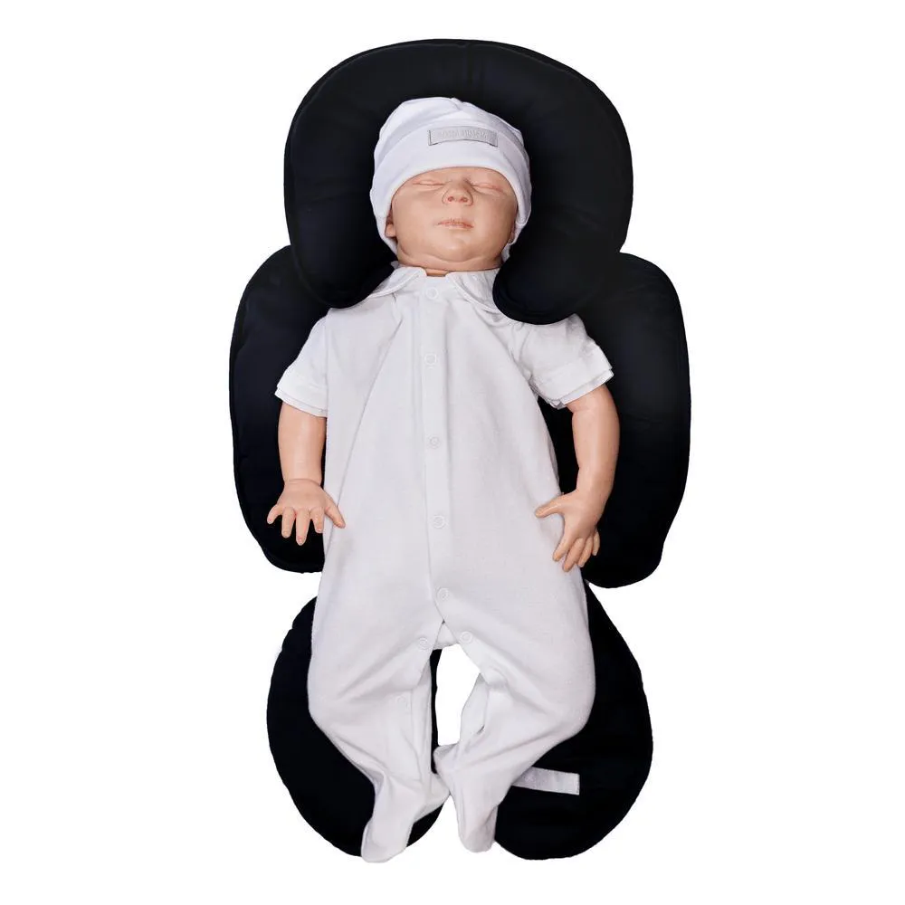 ALMOFADA REDUTORA BEBê FOFO LYCRA PRETO D´BELLA FOR BABY