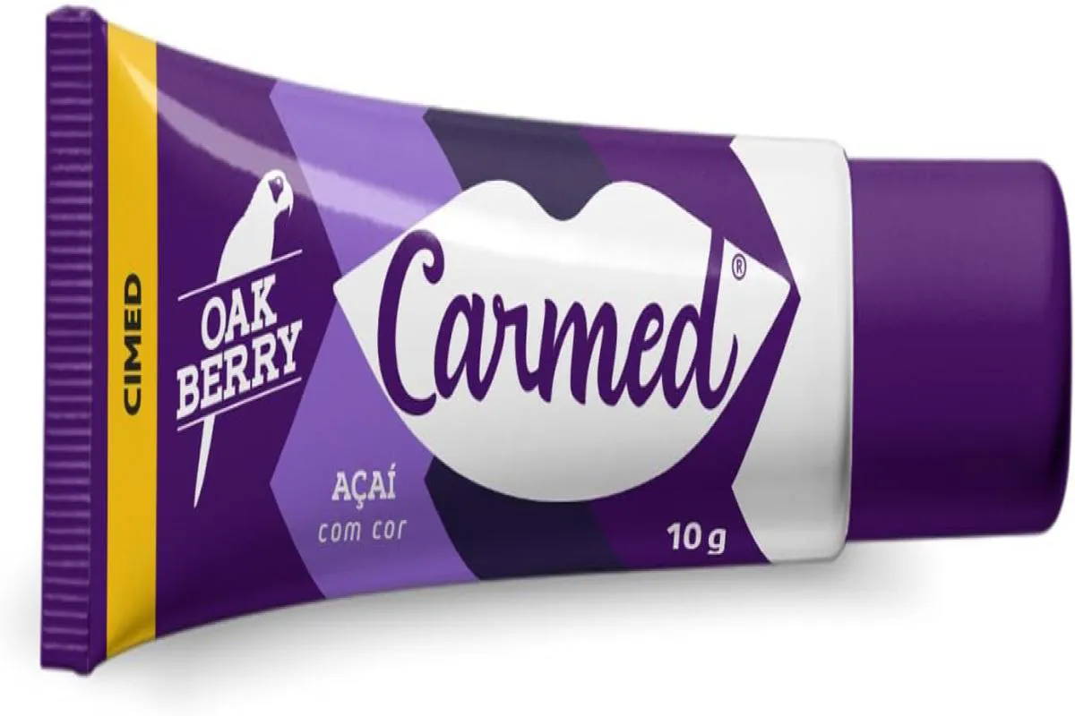 HIDRATANTE LABIAL CARMED OAKBERRY AçAí COM COR 10G