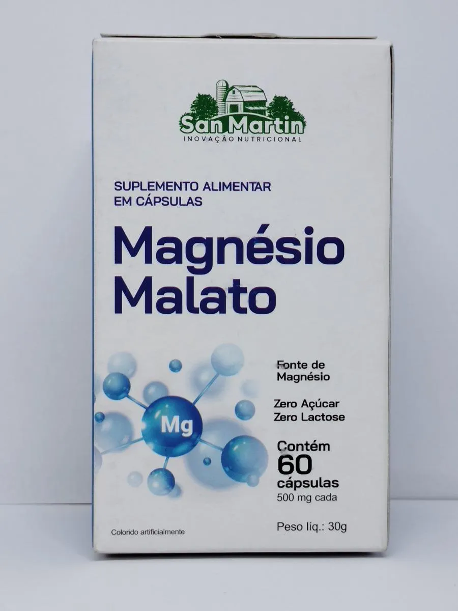 MAGNESIO MALATO 60CAPS SAN MARTIN