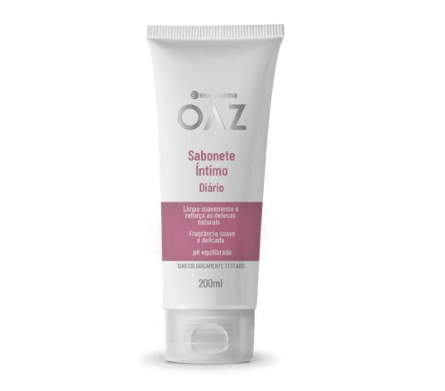 SABONETE ÍNTIMO DIáRIO OAZ EUROFARMA 200ML.
