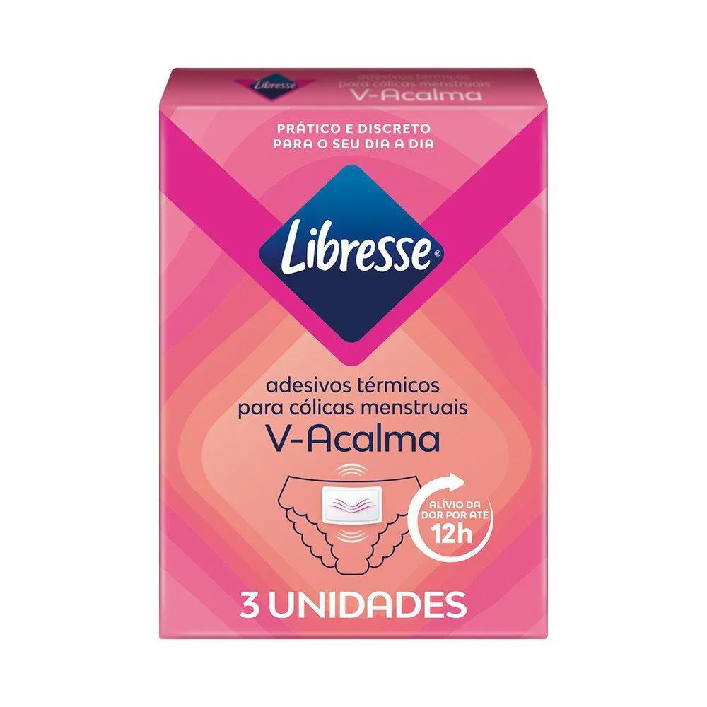 ADESIVO TERMICO LIBRESSE V-ACALMA 3 UNIDADES