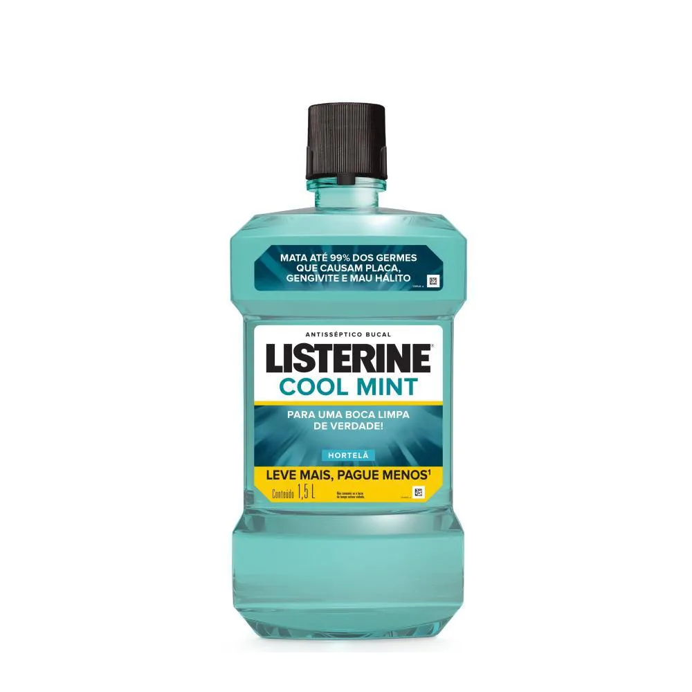 ANTISSéPTICO BUCAL LISTERINE COOL MINT 1,5L