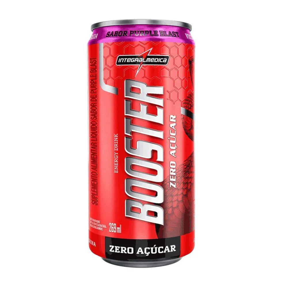 BOOSTER ENERGY DRINK (269ML) - SABOR: PURPLE BLAST