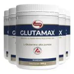 Kit 5 Glutamax Vitafor Glutamina 300g