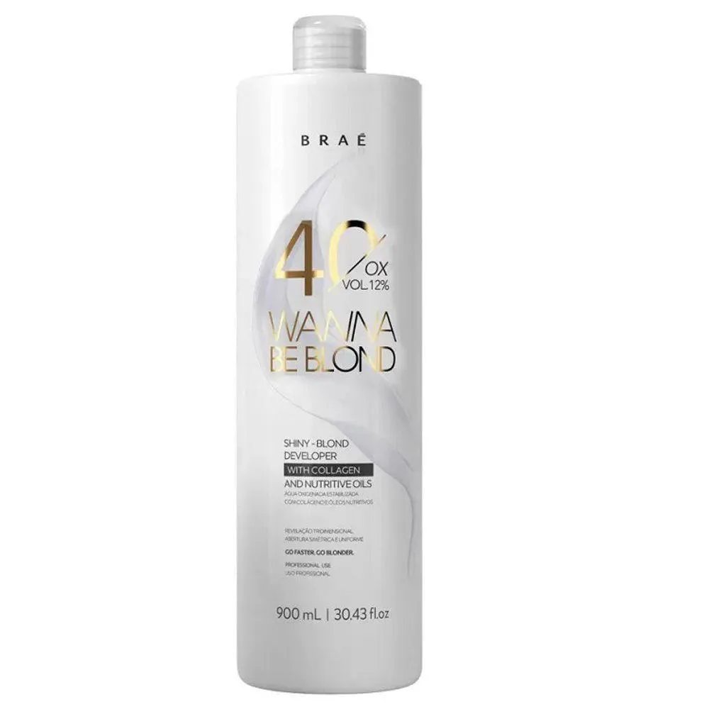OXIDANTE BRAé OX WANNA BE BLOND 40 VOLUMES 1 LITRO