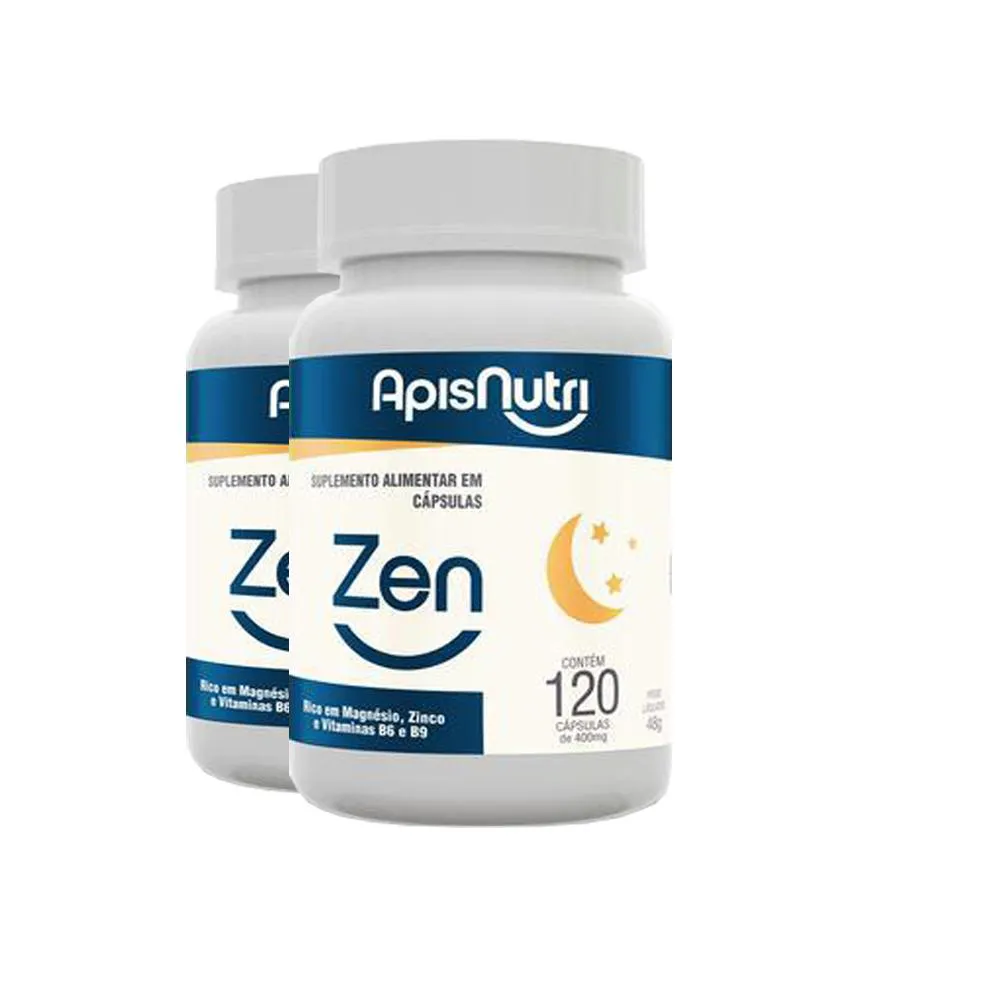KIT 2 L-TRIPTOFANO APISNUTRI 780MG 60 CáPSULAS