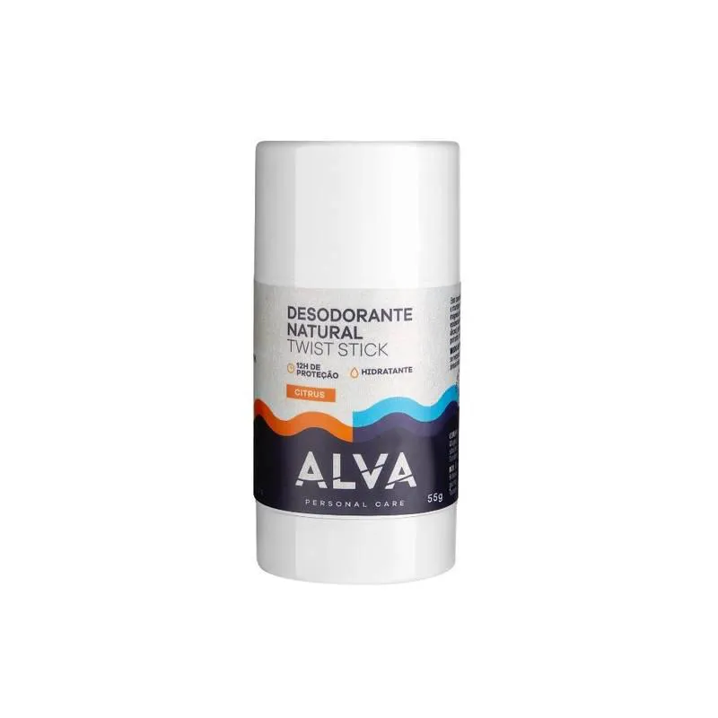 DESODORANTE EM BARRA CITRUS VEGANO 55G ALVA