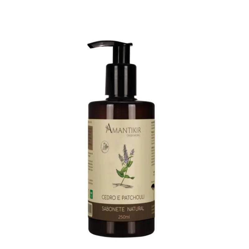 SABONETE LIQUIDO DE CEDRO E PATCHOULI - 250ML