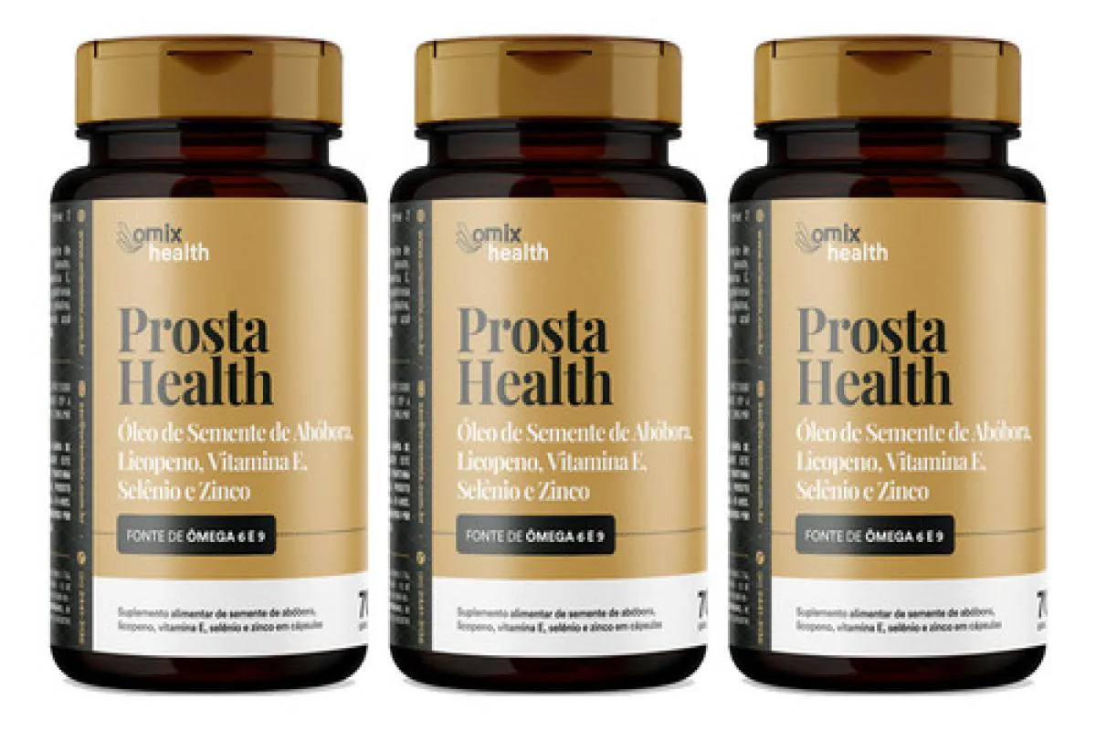 KIT 3X - PROSTA HEALTH - 70 CáPSULAS - OMIX