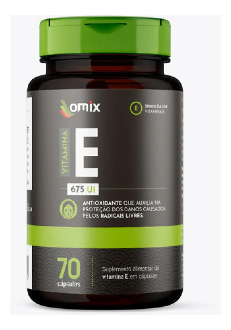 VITAMINA E - 70 CáPSULAS - OMIX