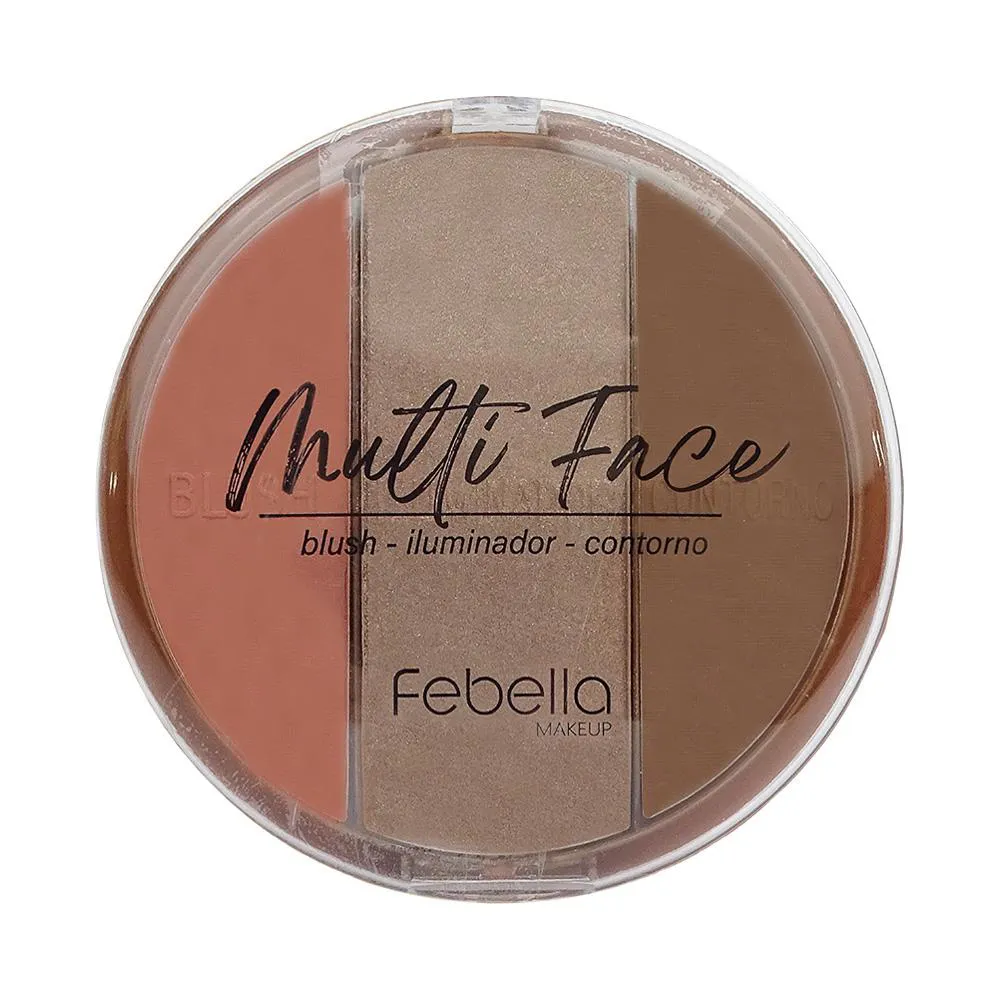 50110 BLUSH, ILUMINADOR E CONTORNO | MULTI FACE | FEBELLA