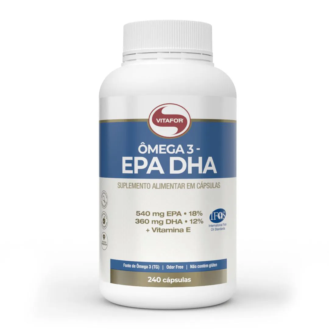 OMEGA 3 VITAFOR EPA E DHA 120 CAPSULAS 1000MG SELO IFOS