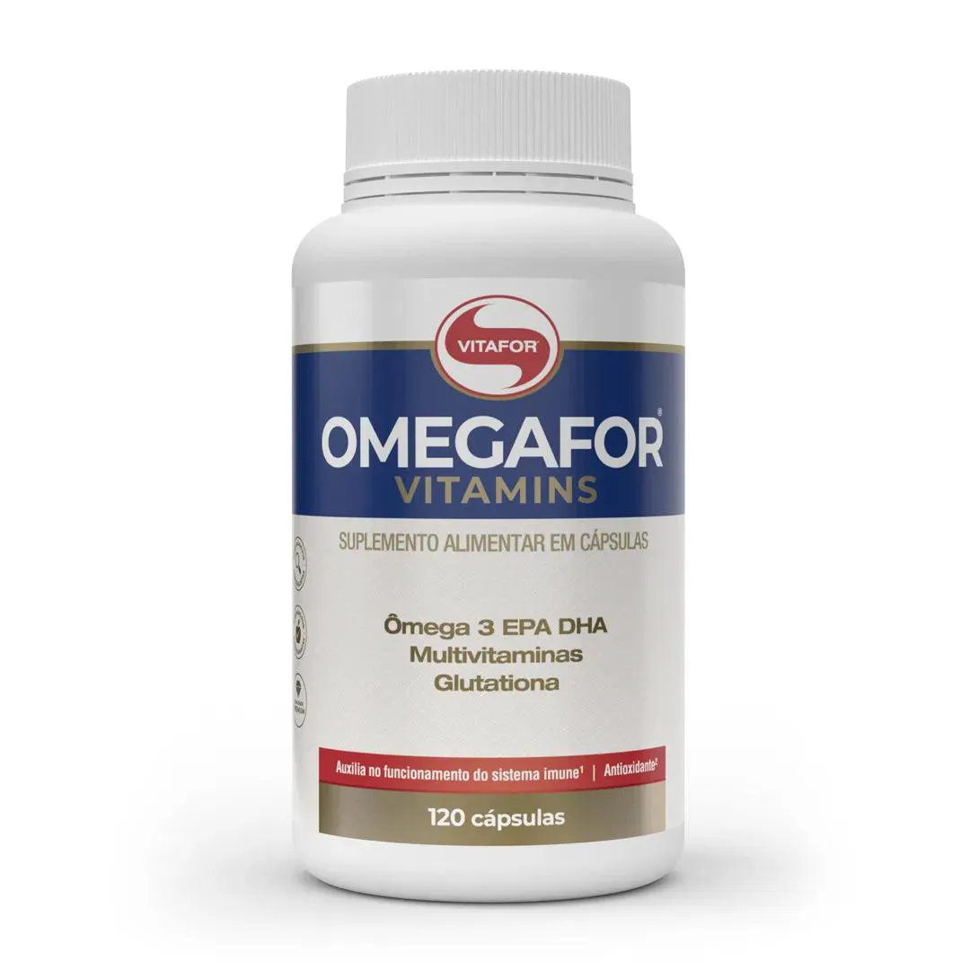 OMEGAFOR VITAMINS 120 CP 1000MG VITAFOR SELO IFOS GLUTATIONA
