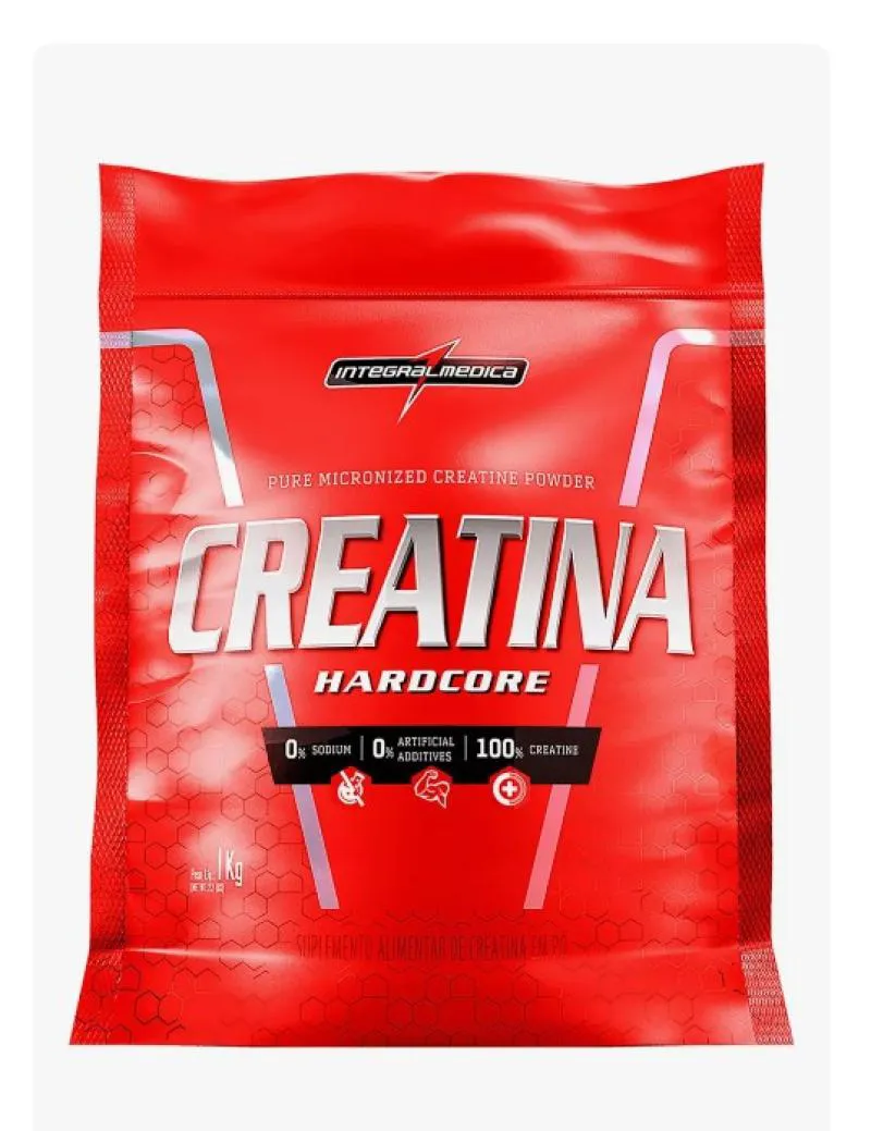 CREATINA HARDCORE MONOHIDRATADA - POUCH 1KG