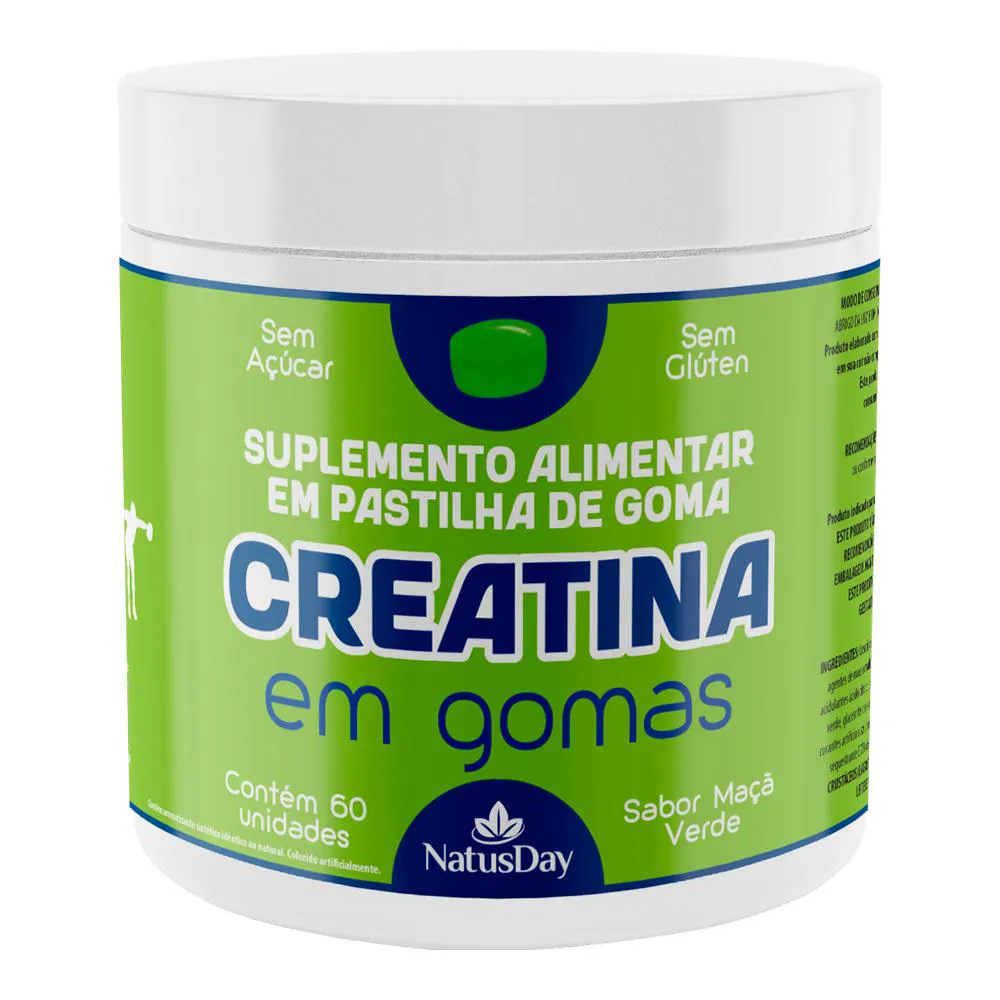 CREATINA GOMAS (60 UNIDADES) - NATUSDAY