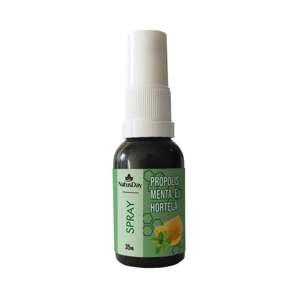 SPRAY EXTRATO PRóPOLIS, MENTA E HORTELã - 35ML  - NATUSDAY