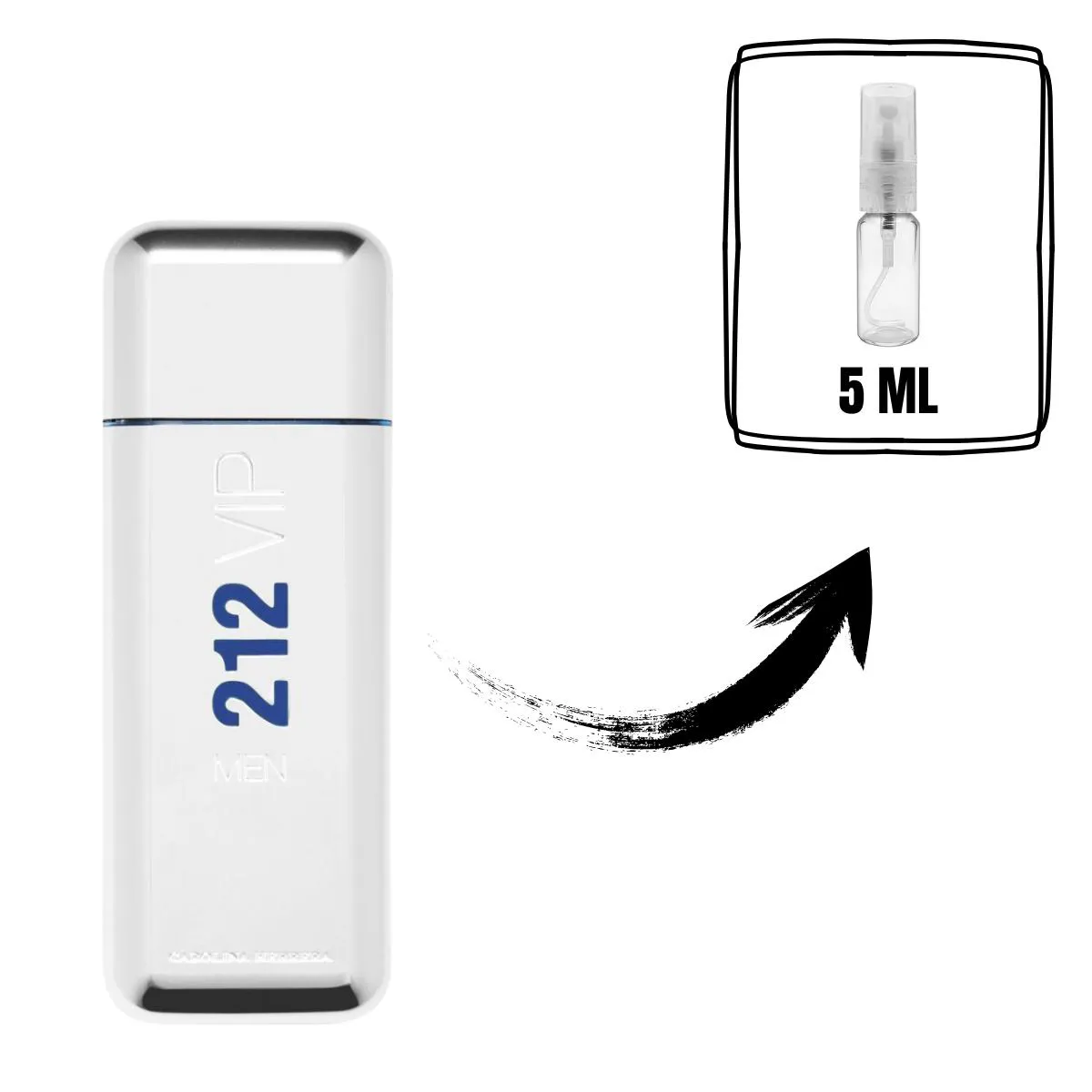 PERFUME 212 VIP MEN ARE YOU ON THE LIST? EDT CAROLINA HERRERA 5ML
