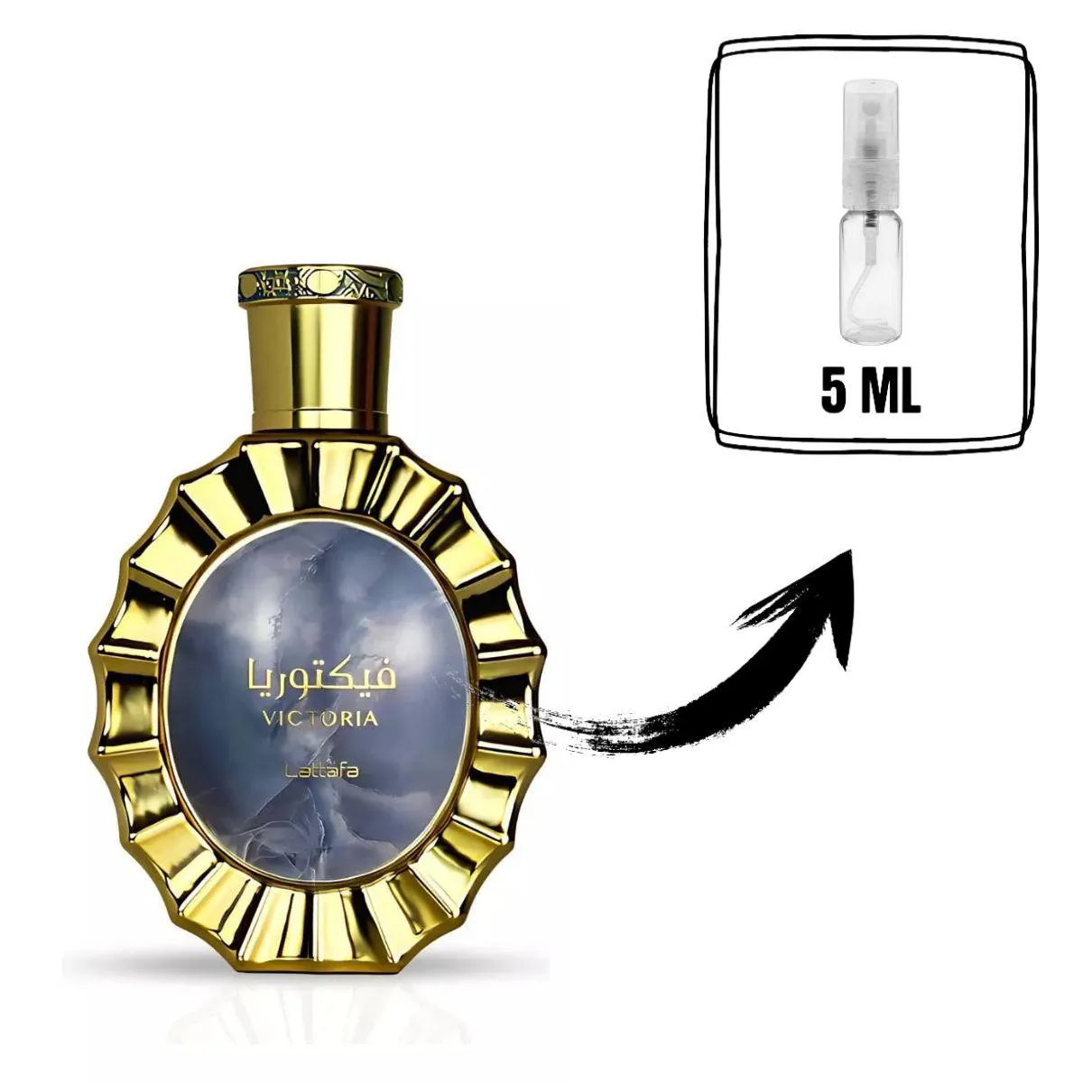 PERFUME FEMININO VICTORIA EDP LATTAFA 5ML