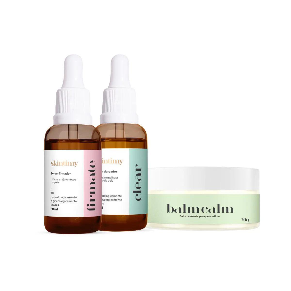 KIT CLEAR + FIRMATE + BALM CALM | CUIDADOS ÍNTIMOS
