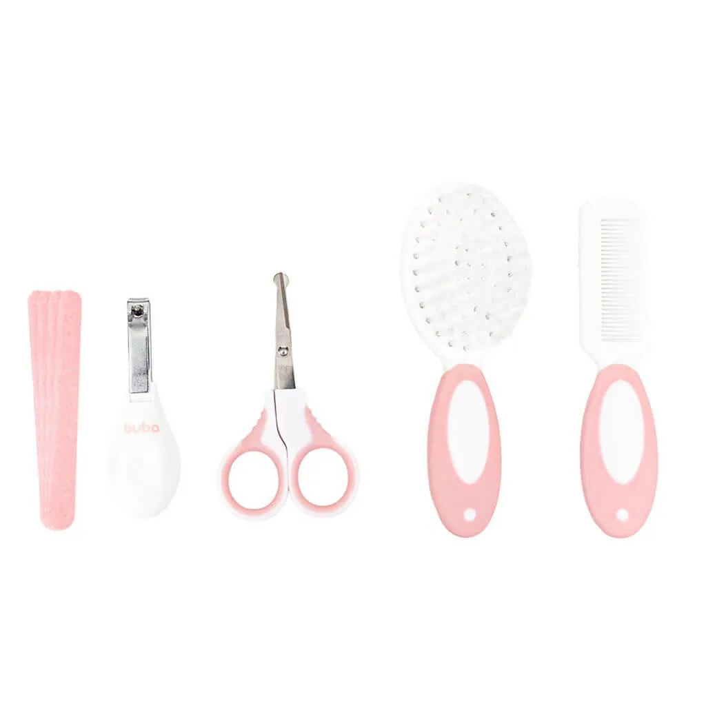 KIT CUIDADOS COM ESTOJO ROSA - BUBA