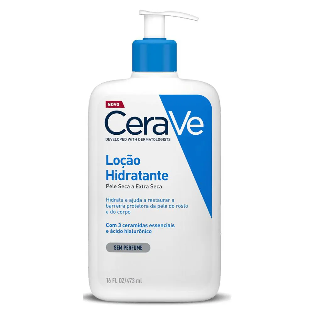 CERAVE LOçãO HIDRATANTE PELE SECA E EXTRA SECA 473ML