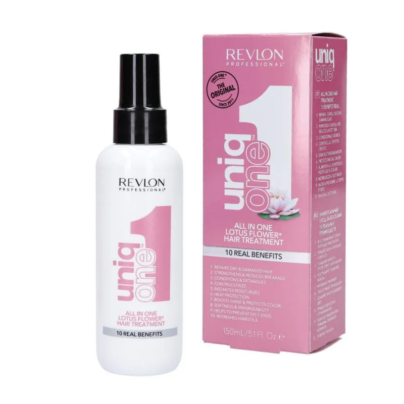 LEAVE-IN UNIQ ONE LOTUS FLOWER HAIR TREATMENT REVLON 150ML