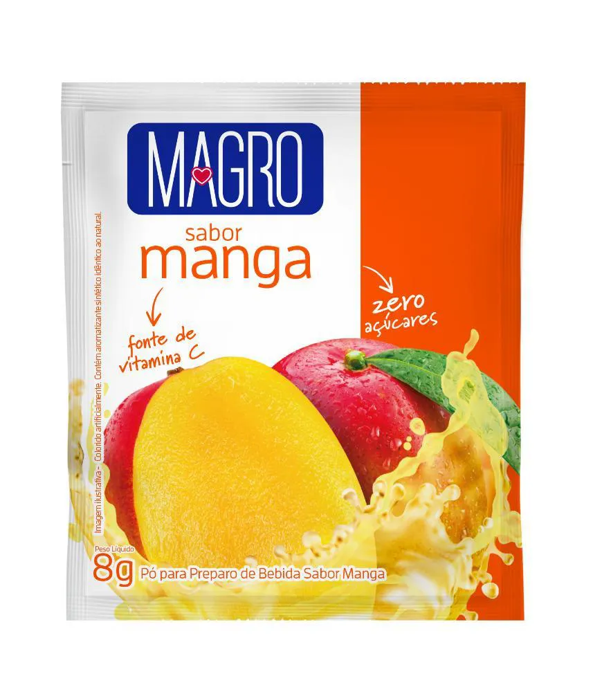 REFRESCO MAGRO SABOR MANGA ZERO ACUCARES 8G