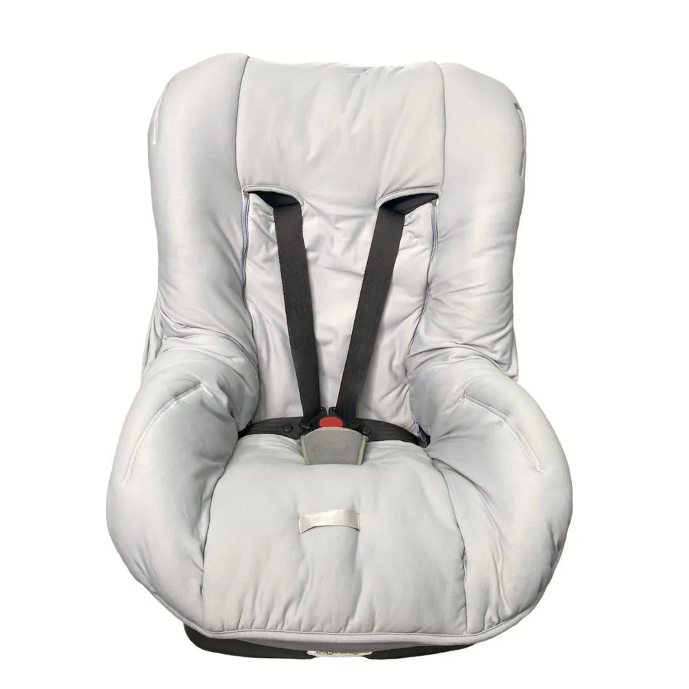 CAPA PROTETORA PARA CADEIRA DE CARRO LYCRA CINZA D´BELLA FOR BABY