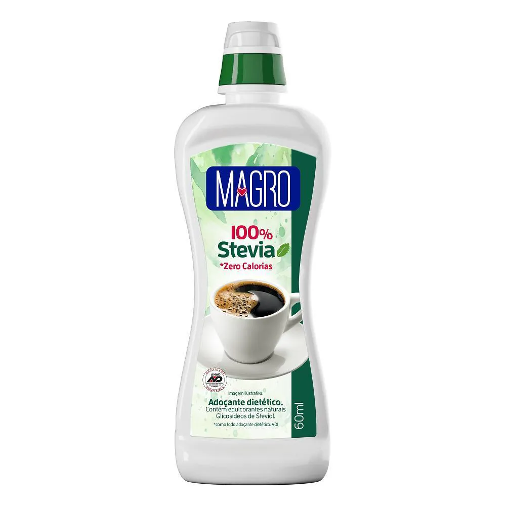 ADOCANTE MAGRO 100% STEVIA DE 60ML