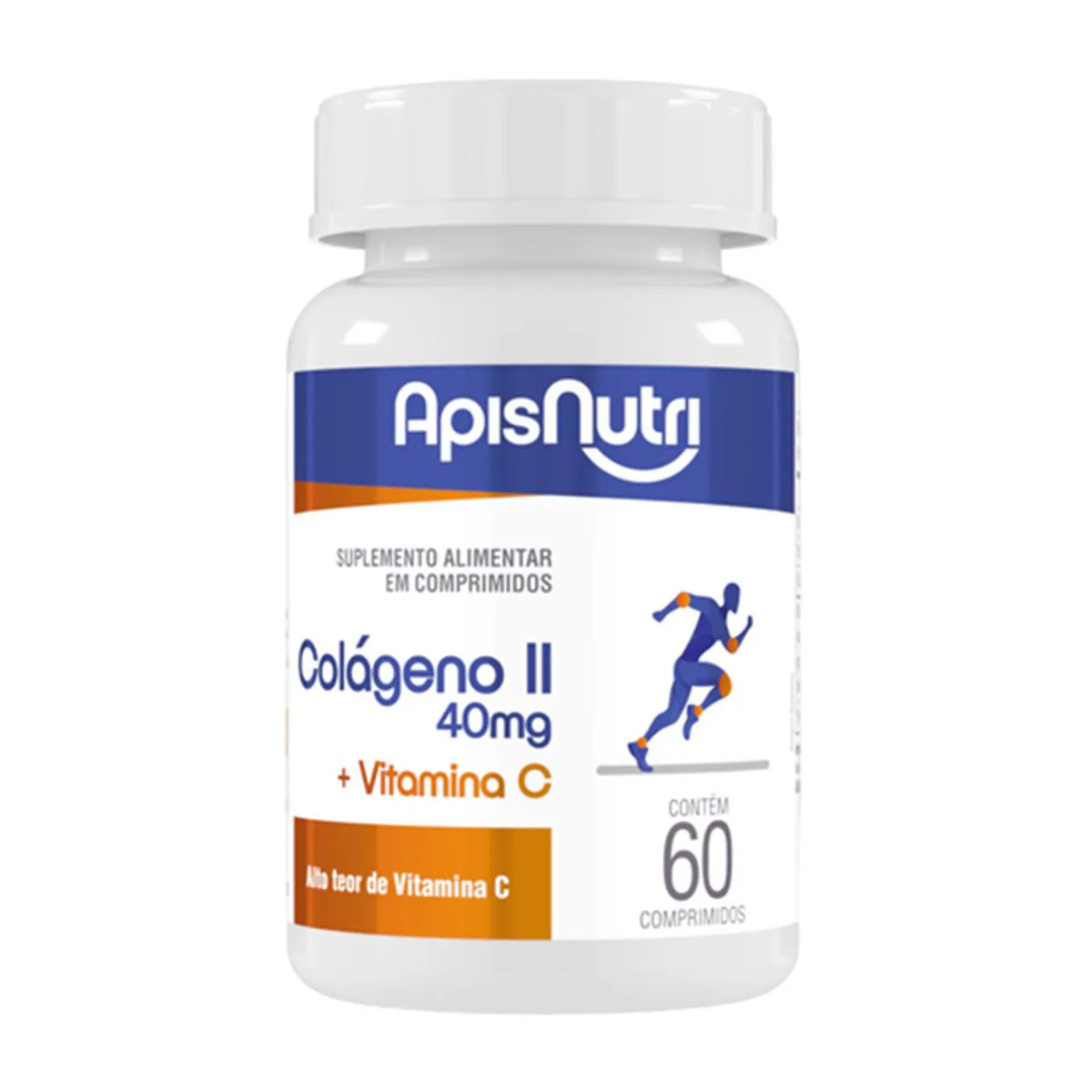 COLáGENO TIPO II + VITA C APISNUTRI 60 COMPRIMIDOS