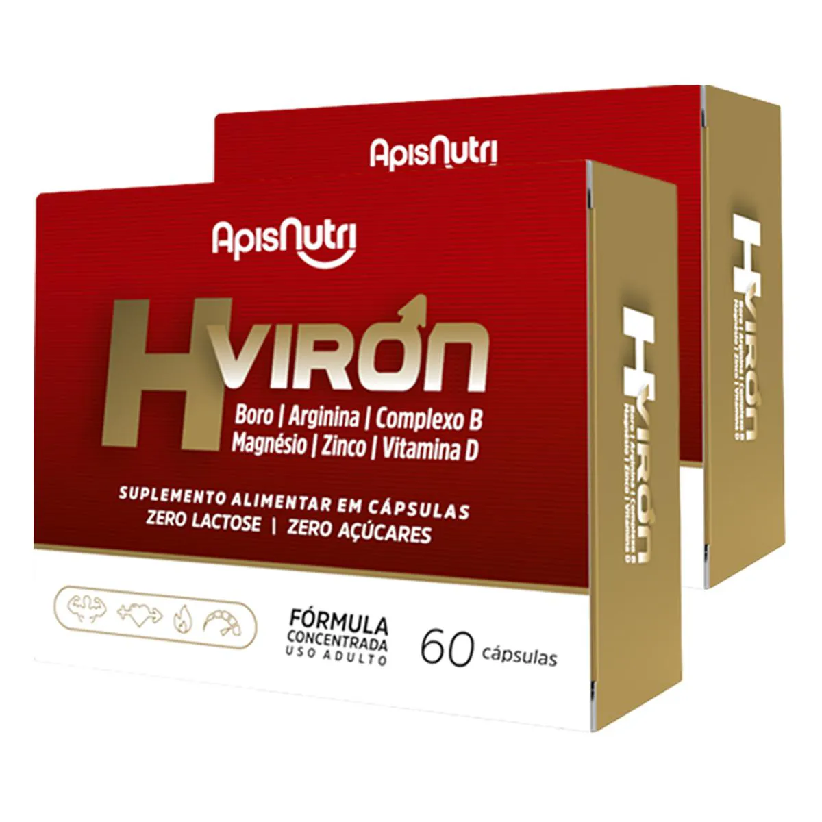 KIT 2 H VIRON APISNUTRI 60 CáPSULAS