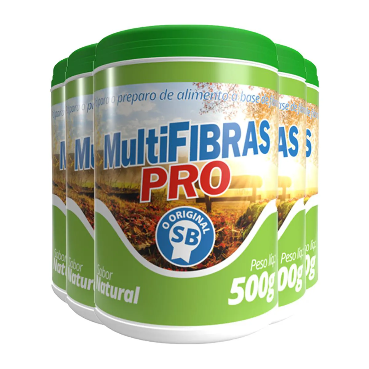 KIT 5 MULTIFIBRAS PRó APISNUTRI 500G