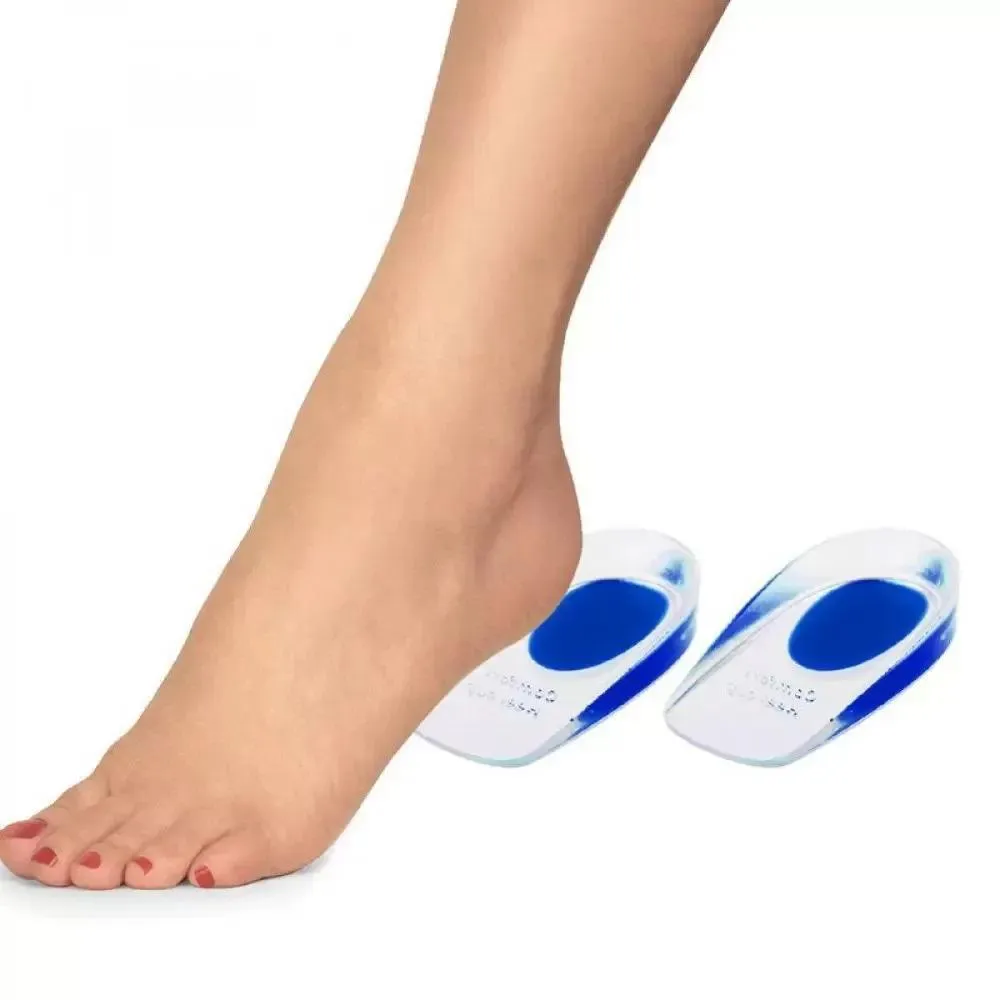 PALMILHA SILICONE GEL ORTOPÉDICA CALCANHAR CALCANHEIRA Branco