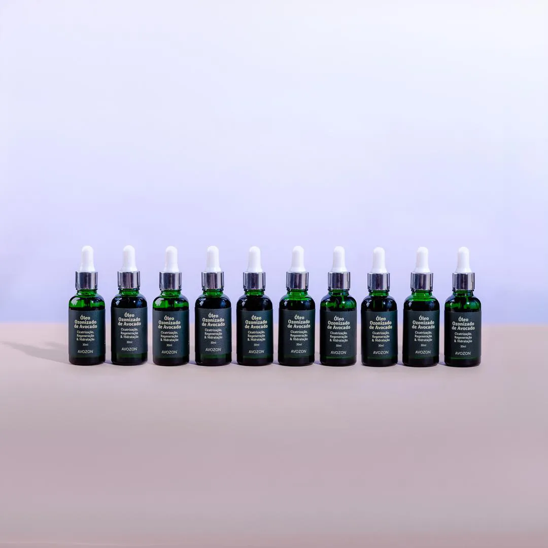 KIT ÓLEO DE AVOCADO OZONIZADO AVOZON - COMPRE 9 LEVE 10