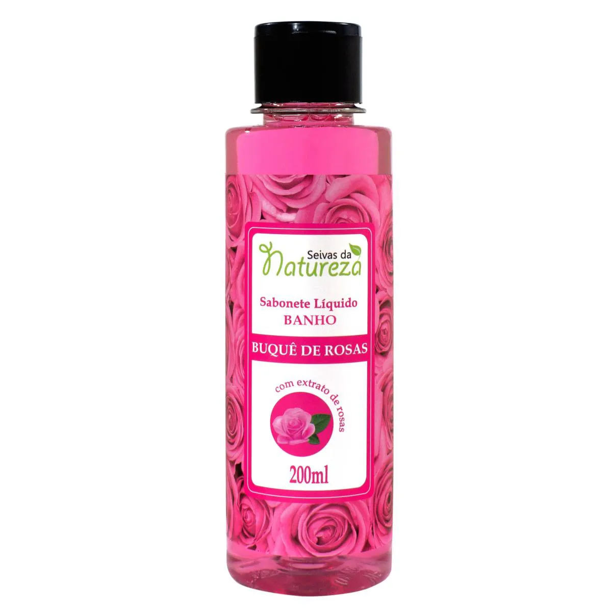 AROMÁTICA BUQUE DE ROSAS SABONETE LÍQUIDO BANHO 200ML