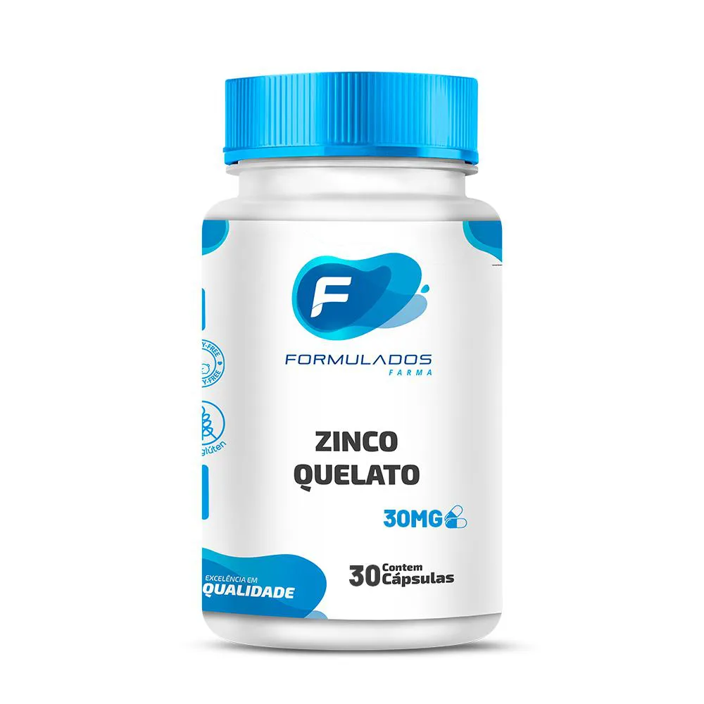ZINCO QUELATO 30MG 30 CáPSULAS
