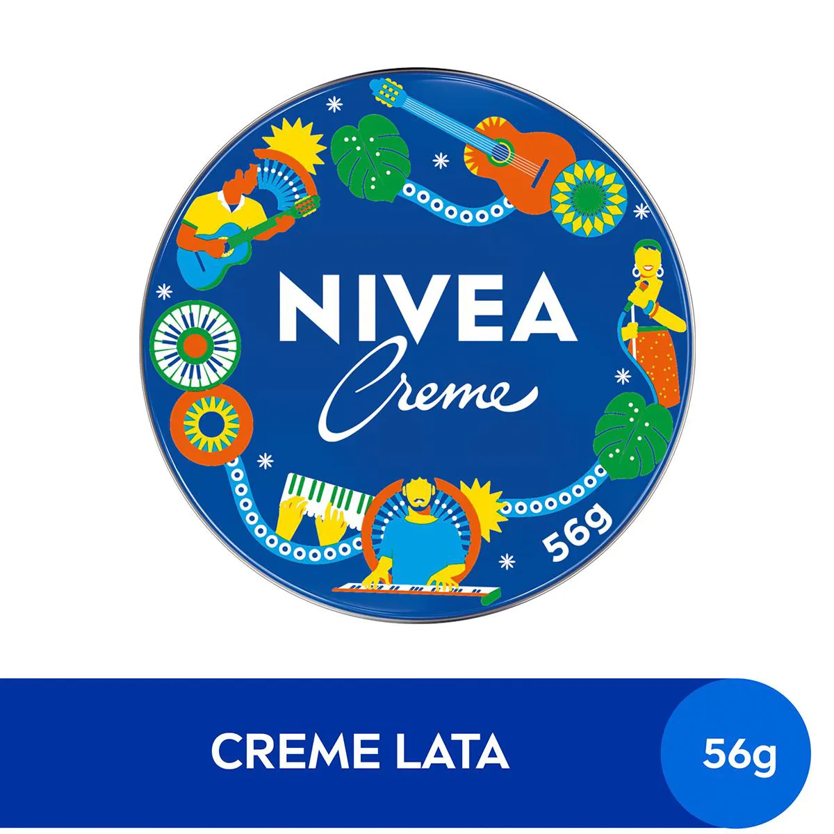  Creme Hidratante Lata Nivea Ritmos Brasileiros 56g