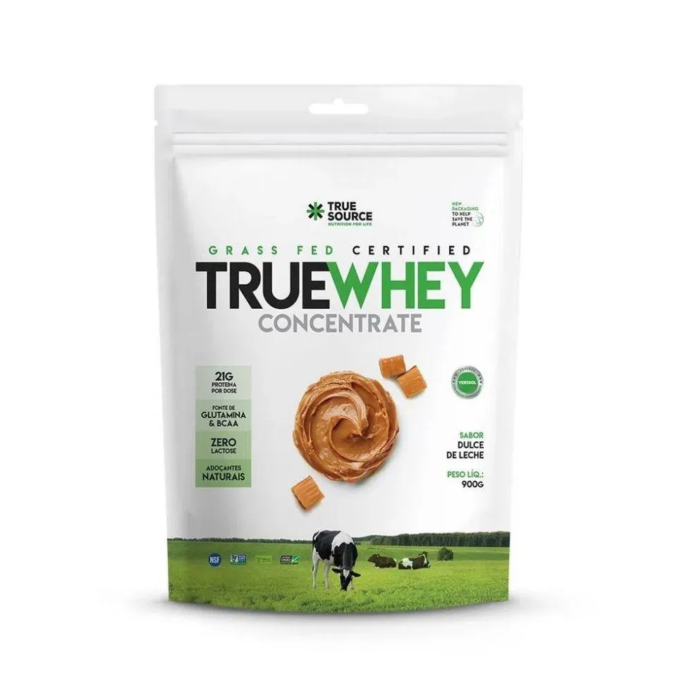 TRUE WHEY CONCENTRATE (900G) - SABOR: DULCE DE LECHE