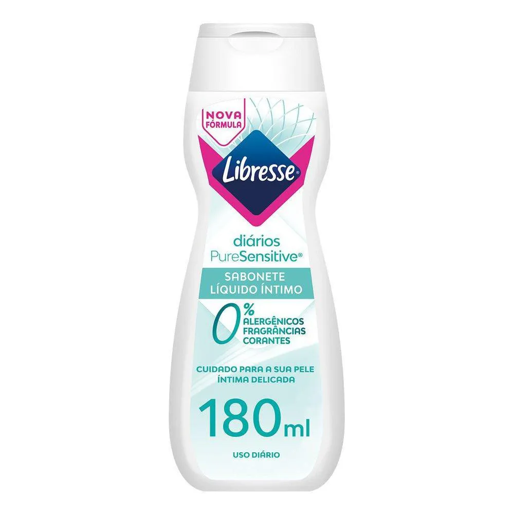 LIBRESSE SABONETE ÍNTIMO LíQUIDO PURE SENSITIVE FEMININO 200ML