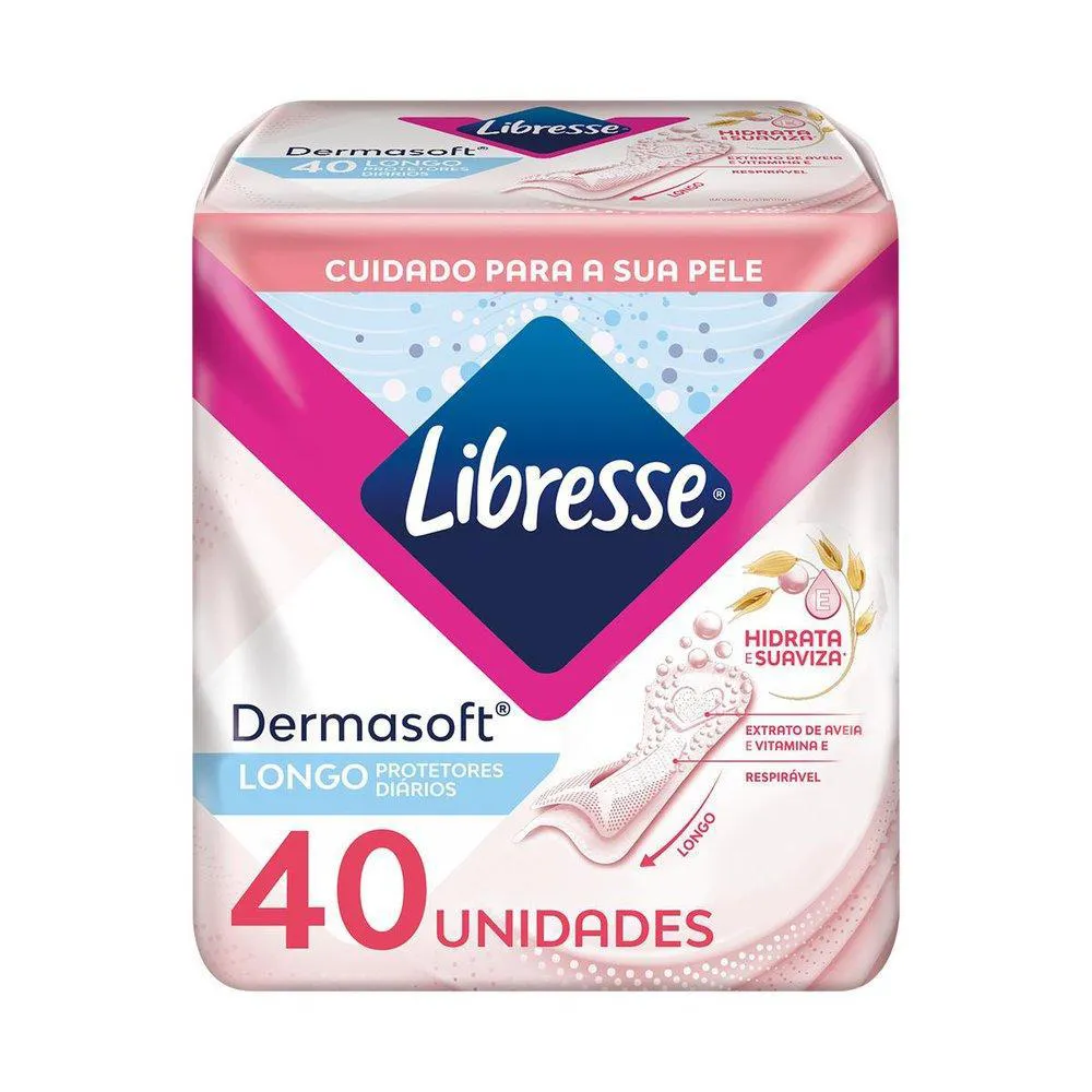 PROTETOR DIáRIO LIBRESSE DERMASOFT 40 UNIDADES