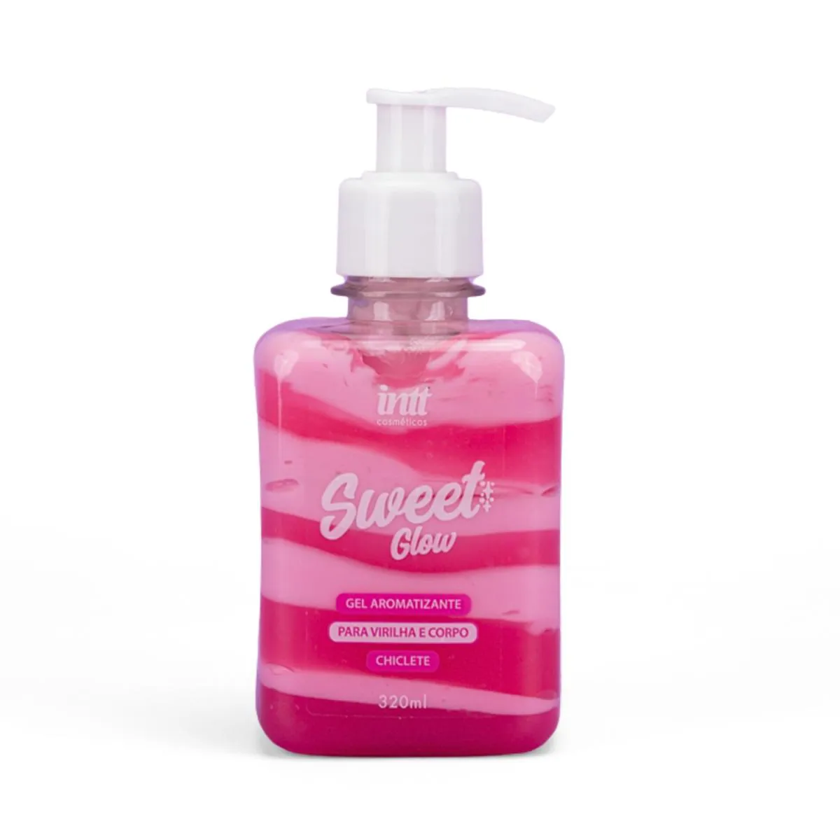 GEL HIDRATANTE E AROMATIZANTE PARA VIRILHA E CORPO SWEET GLOW CHICLETE 320ML
