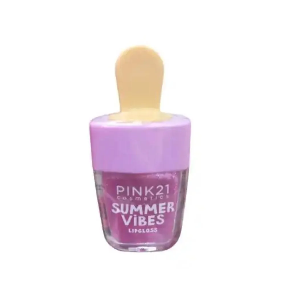 BRILHO LABIAL PINK21 SUMMER VIBES VERMELHO