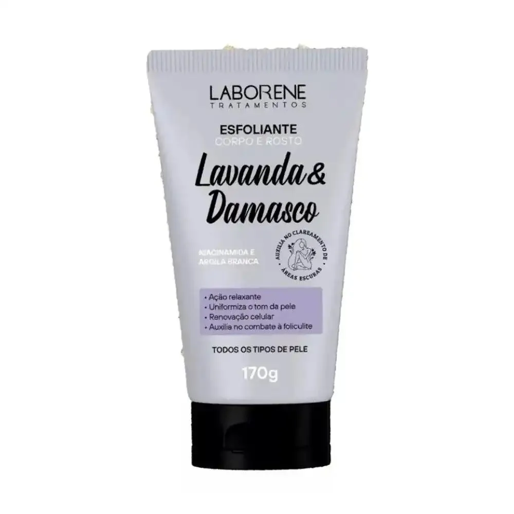 ESFOLIANTE LAVANDA E DAMASCO LABORENE 170G