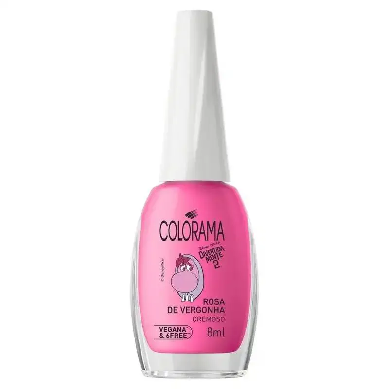 ESMALTE CREMOSO DIVERTIDAMENTE ROSA VERGONHA COLORAMA 8ML